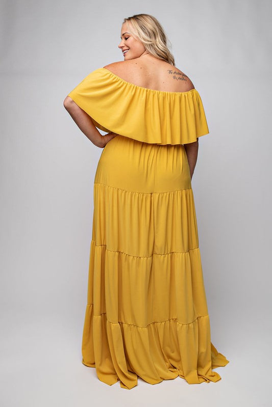 Living Golden Maxi Dress